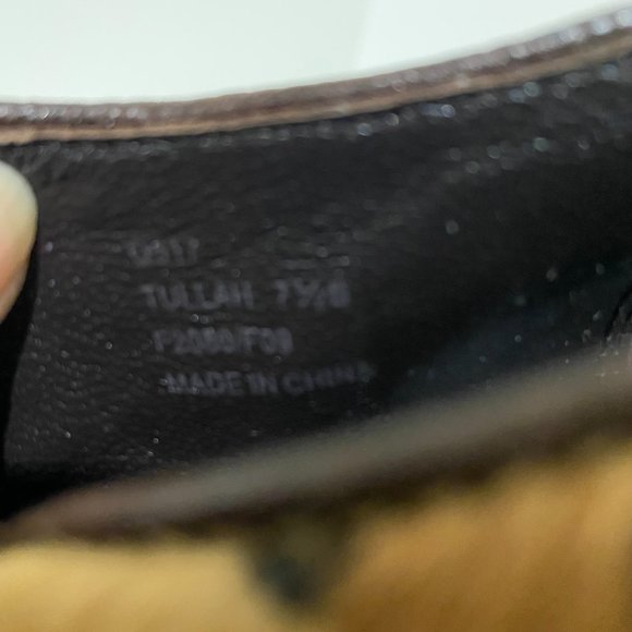 Coach Leopard Calf Hair Tullah Heels Booties 7.5 - Picture 11 of 11